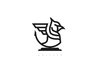 Projekt graficzny logo dla firmy online griffen