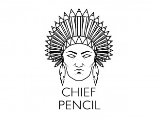 Projekt graficzny logo dla firmy online Chief Pencil