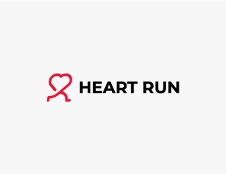 Heart Run - projektowanie logo - konkurs graficzny