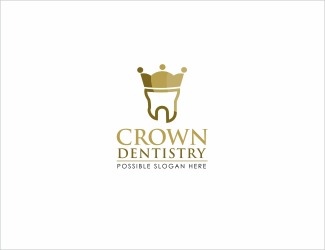 Projektowanie logo dla firm online CROWN DENTAL