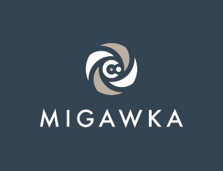 Projekt graficzny logo dla firmy online MIGAWKA