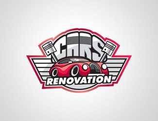 RENOVATION CARS - projektowanie logo - konkurs graficzny