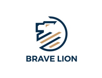Projektowanie logo dla firm online Brave Lion