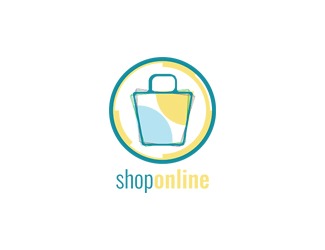 Projekt graficzny logo dla firmy online shop
