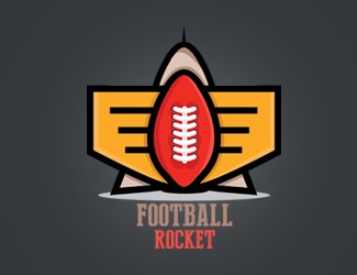 Projekt graficzny logo dla firmy online Footbal Rocket