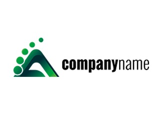 Projekt graficzny logo dla firmy online litera A