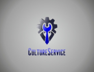 Projekt logo dla firmy Culture Service  | Projektowanie logo