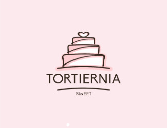 Projekt logo dla firmy TORTIERNIA | Projektowanie logo
