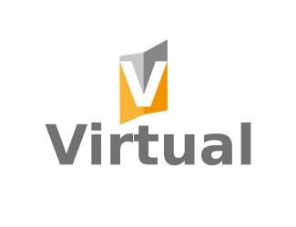 Projekt logo dla firmy Virtual | Projektowanie logo