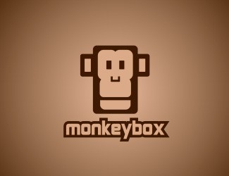 Projekt graficzny logo dla firmy online monkeybox
