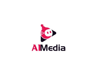 Projekt graficzny logo dla firmy online AIMedia