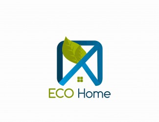 Projekt graficzny logo dla firmy online ECO Home