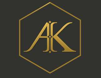 Projektowanie logo dla firmy, konkurs graficzny inicjał AK