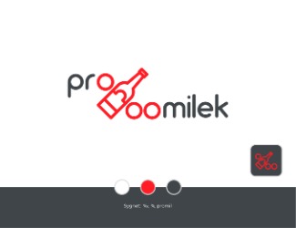 Promilek - projektowanie logo - konkurs graficzny