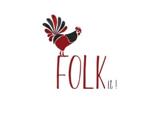 Projekt graficzny logo dla firmy online Folkit