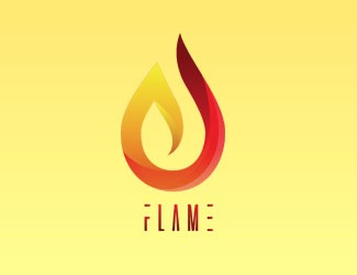 Projekt graficzny logo dla firmy online FLAME