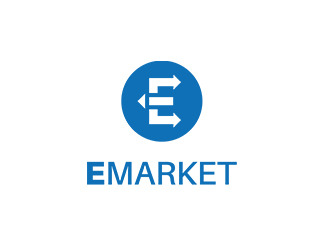 Projekt graficzny logo dla firmy online Emarket