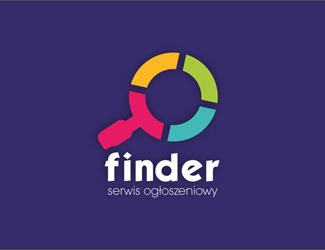 Projekt graficzny logo dla firmy online finder