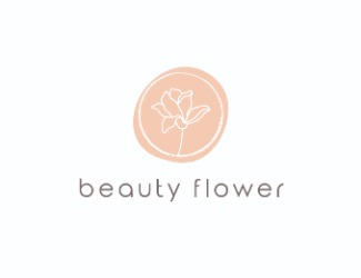 Projekt logo dla firmy Beauty Flower | Projektowanie logo