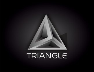 Projekt graficzny logo dla firmy online TRIANGLE
