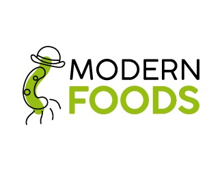 Projekt graficzny logo dla firmy online modern foods