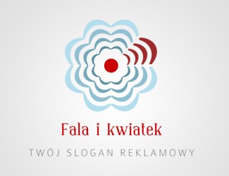 Projektowanie logo dla firmy, konkurs graficzny Kwiatek i fala