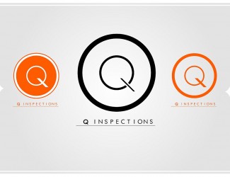 Projekt logo dla firmy Q inspections | Projektowanie logo