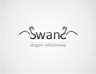 Projekt graficzny logo dla firmy online swans