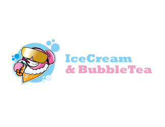 IceCream&BubbleTea - projektowanie logo - konkurs graficzny