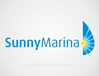 Projektowanie logo dla firmy, konkurs graficzny sunny marina