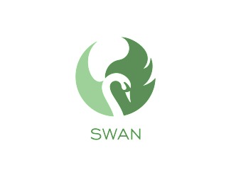 Projekt graficzny logo dla firmy online Swan2