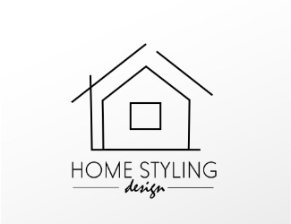Projekt graficzny logo dla firmy online home styling design