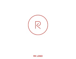 Projekt graficzny logo dla firmy online RK LOGO