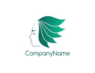 Projekt graficzny logo dla firmy online Kobieta