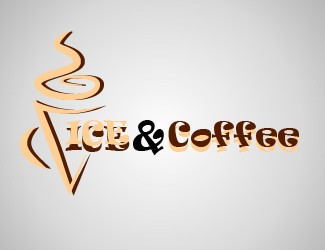 Projektowanie logo dla firmy, konkurs graficzny Ice&Coffee