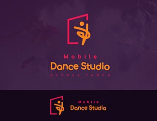 Projekt graficzny logo dla firmy online Dance Studio - Szkoła Tańca