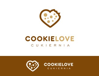 Cookie Love - projektowanie logo - konkurs graficzny