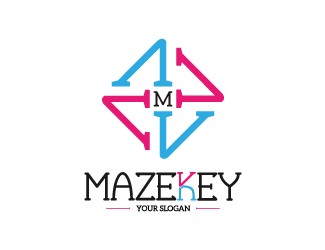 Projektowanie logo dla firmy, konkurs graficzny MAZE KEY