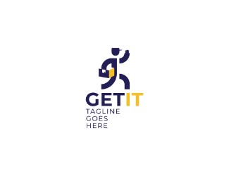 Projekt logo dla firmy GetIt | Projektowanie logo