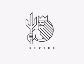 Projekt logo dla firmy neptun | Projektowanie logo
