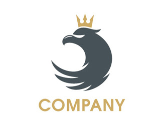 Projekt logo dla firmy Orzeł w koronie | Projektowanie logo