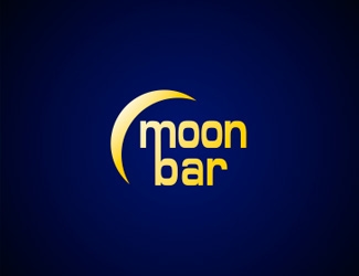 Projekt graficzny logo dla firmy online moon bar