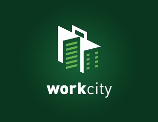 Projekt graficzny logo dla firmy online WORKCITY