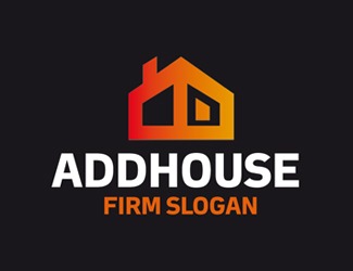 Projekt graficzny logo dla firmy online AddHouse