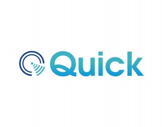 Projekt graficzny logo dla firmy online QUICK