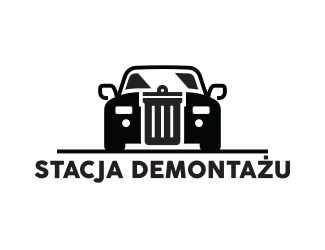 Projekt graficzny logo dla firmy online Stacja Demontażu Pojazdów