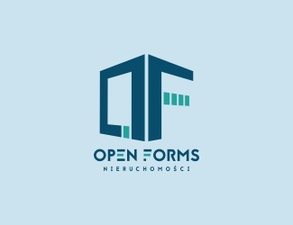 Projekt logo dla firmy open forms | Projektowanie logo