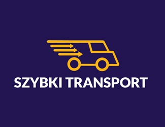 Projekt logo dla firmy Szybki Transport | Projektowanie logo