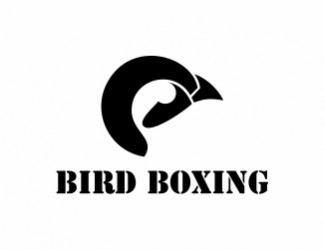 Projekt graficzny logo dla firmy online Bird Boxing