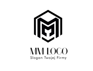 Projekt graficzny logo dla firmy online mm logo